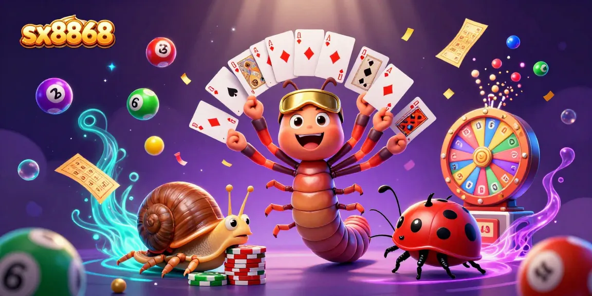 Experience excitement at sx8868 with a charming millipede dealer and thrilling casino action.