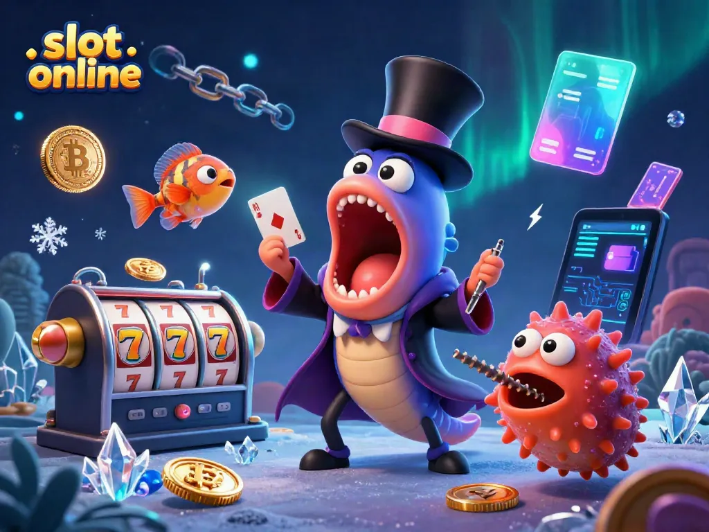 Experience thrilling slot online gaming with a magical deep-sea scene featuring vibrant characters and elements.