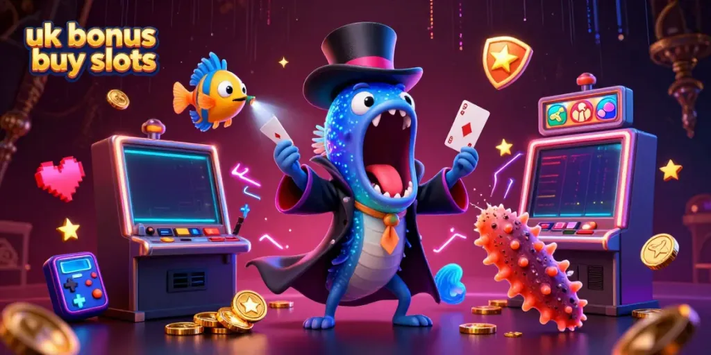 Experience thrilling uk bonus buy slots with a deep-sea magician, anglerfish spotlighting, and playful sea cucumber.