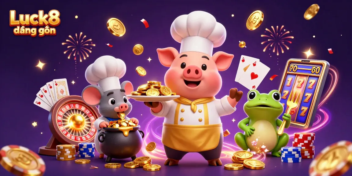 Experience Luck8 đăng nhập with exciting games and rewarding wins displayed in an action-packed scene.