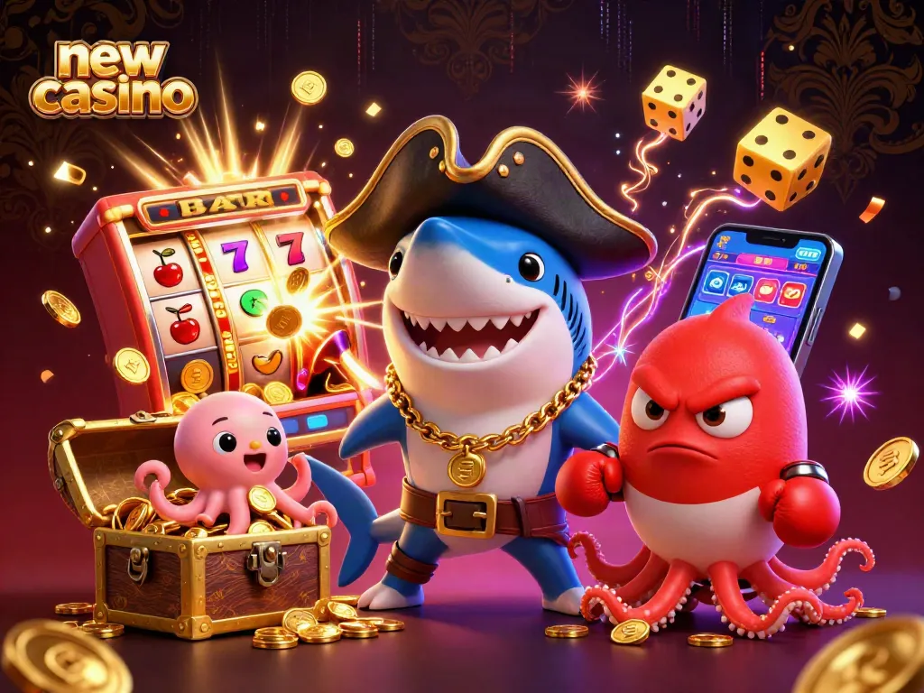 Spin the reels at new casino with playful characters and thrilling gaming elements.
